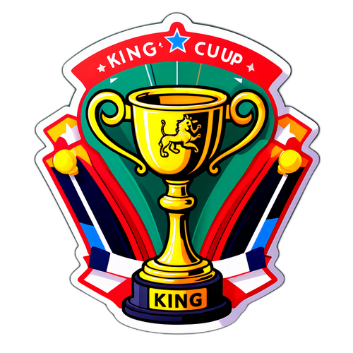 Ілюстрація Кубка Короля на тлі спортивних подій