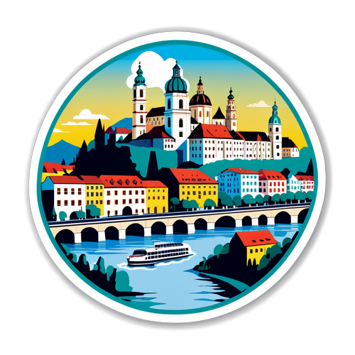 Stadtansicht von Passau