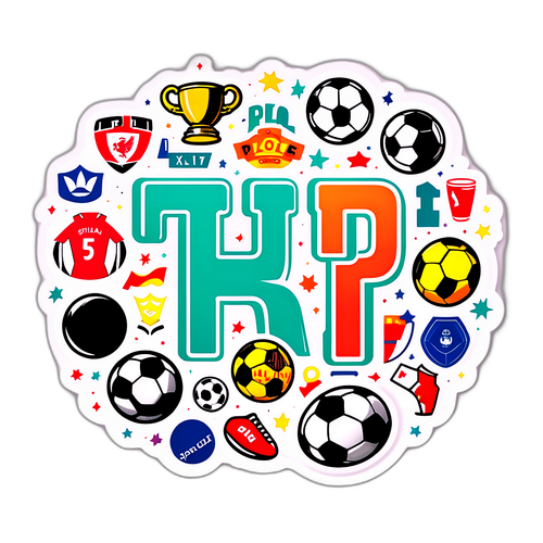 PL Fotboll Klistermärke