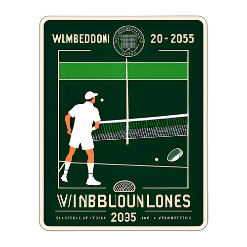 Poster Vintage Wimbledon 2025