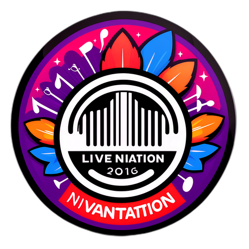 Vibrant Sticker ng Live Nation