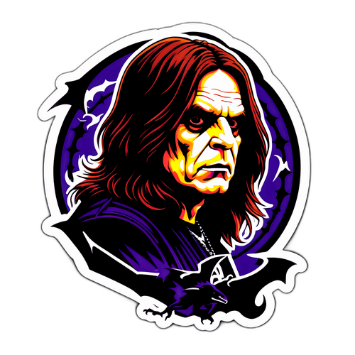 Bold klistremerke av Ozzy Osbourne