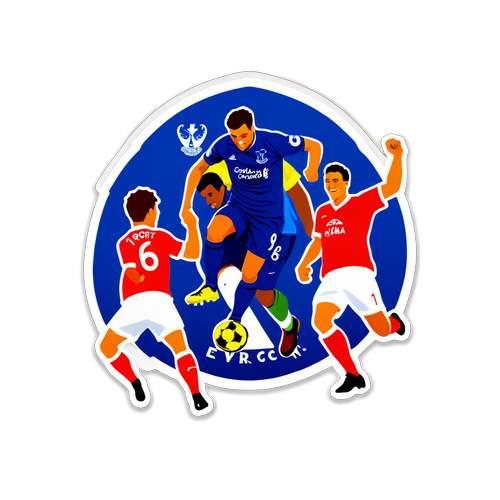 Stiker Pertandingan Everton vs Nottingham Forest