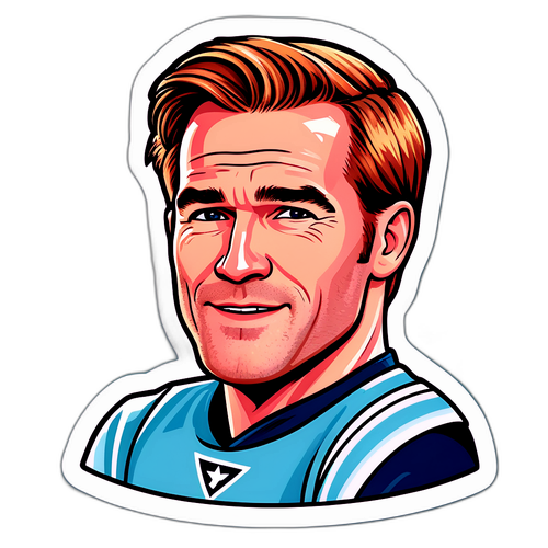 藍色運動之星貼紙