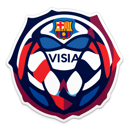 Stunning Soccer Showdown: Osasuna vs. Barcelona Colors Meet in an Artistic Masterpiece!