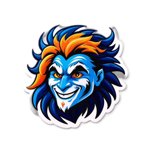 Hình dán thể hiện không khí sôi động của người hâm mộ Atalanta