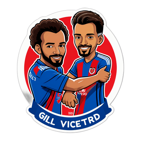 Sticker ya Roho ya Kikundi kwa Mashabiki wa Gil Vicente na Brentford