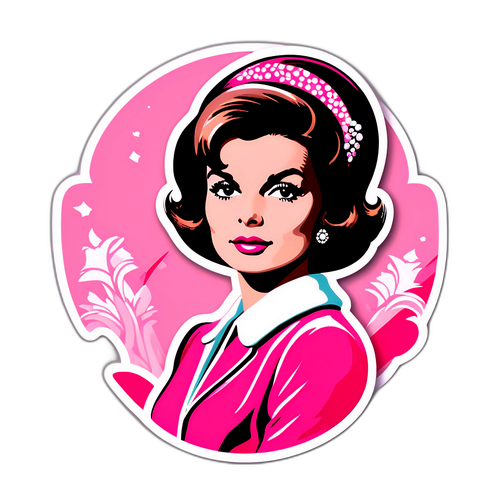 Stilisierte Darstellung von Jackie Kennedy