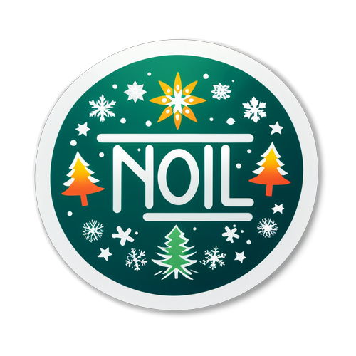 Noel Kutlaması Stickerı