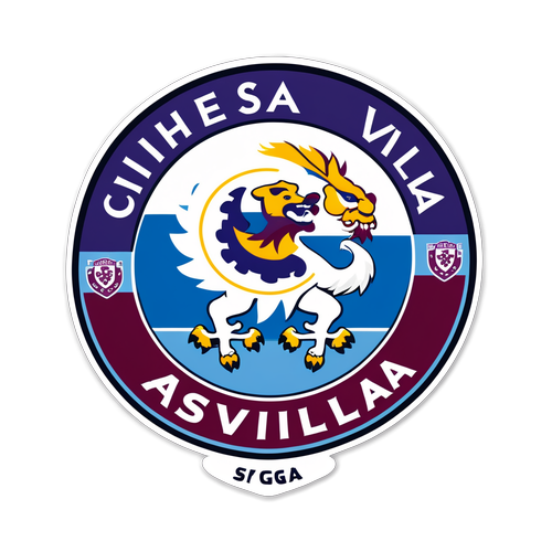 Chelsea vs Aston Villa Fusion Sticker