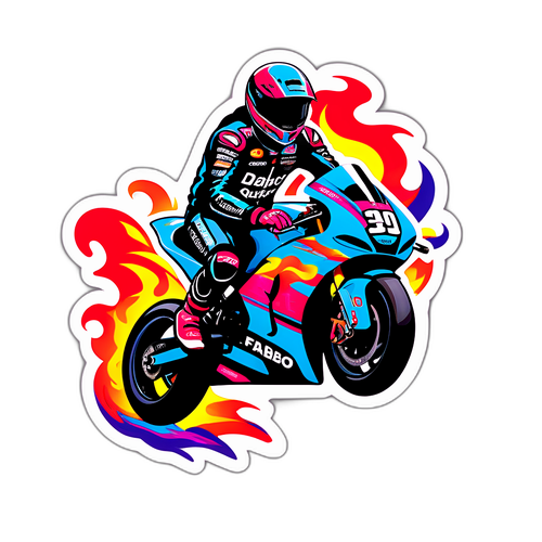 एक ठाठ मोटरसाइकिल रेसर रूपांकन