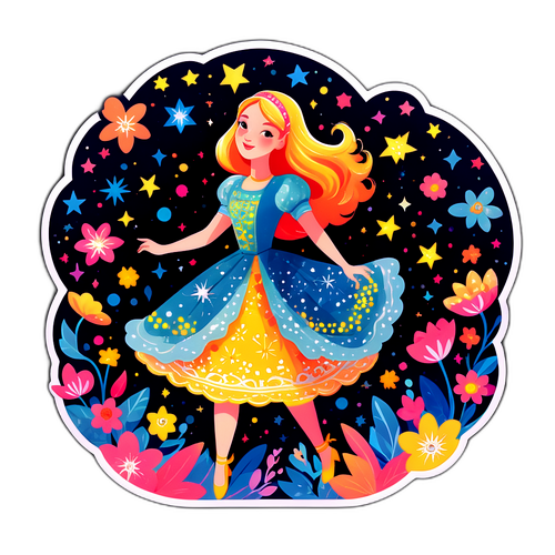 Karoliina Partanen, tanssimassa tunnelmallisessa valossa