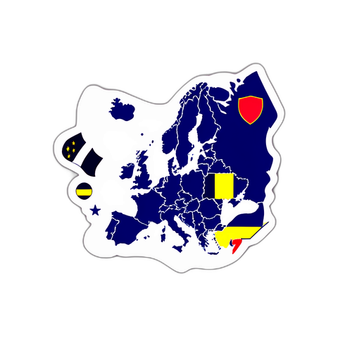 Sticker für die Fußball-Europameisterschaft