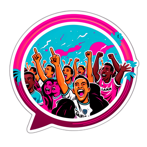 Sticker Peminat Inter Miami vs LA Galaxy