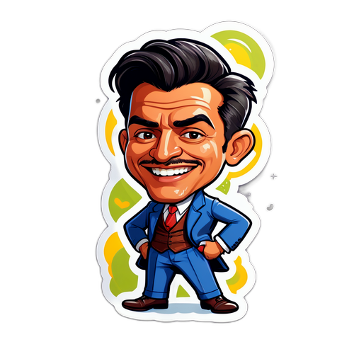 Sticker de 'Gabriel Rojas' en caricatura