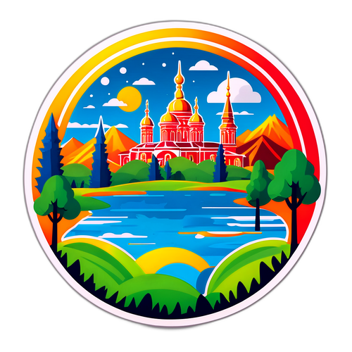 Стікери, що відображають красу Обухова
