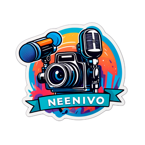 Sticker que representa el espíritu de 'TN en Vivo'