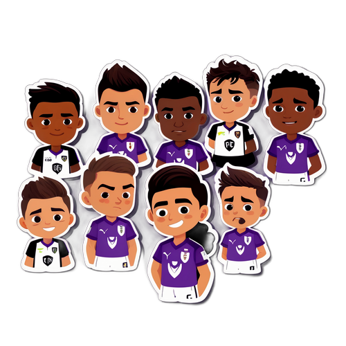 สติ๊กเกอร์นักเตะฟิออเรนติน่าและอูดิเนเซ่ในอารมณ์ต่างๆ