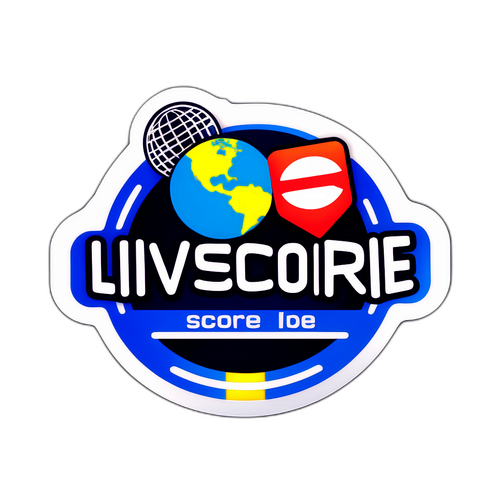 สติ๊กเกอร์ 'livescore' บทอัปเดตคะแนนจากทั่วโลก
