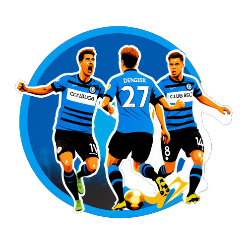 Sticker voor Club Brugge - Dender