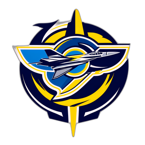 Sabres' Logo with Jet Design