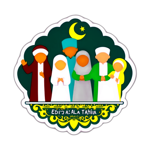 Stiker Meriah untuk Perayaan Eid al-Adha