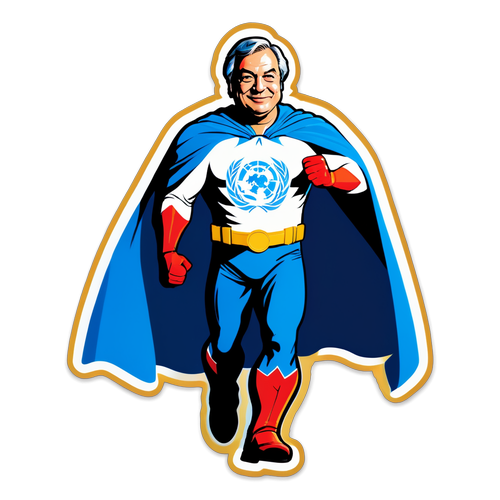 UN Superhero: Antonio Guterres Kilpailee Toivon Ja Johtajuuden Puolesta!