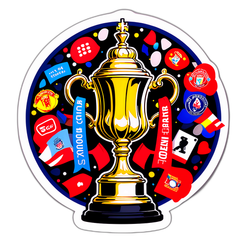FA Cup Trækning Sticker