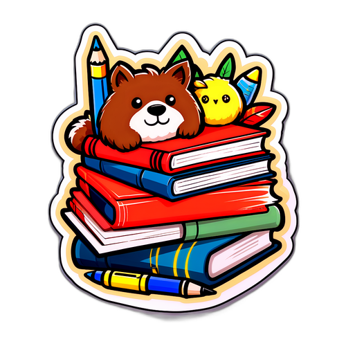 Öğrenci Temalı Sticker: VGM Bursunu Kutlama