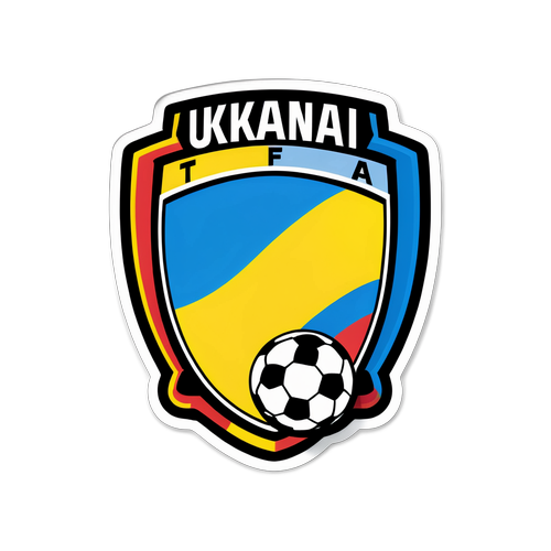 Odważny i dumny projekt reprezentujący ukraińską drużynę piłkarską