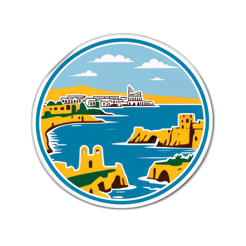 Pafos'un Tarihi Dokusunu Yansıtan Stickler