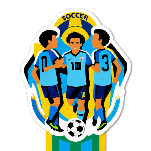 Tim Sukses! Dapatkan Semangat Persaingan dengan Sticker Tim Sepak Bola Terbaik!