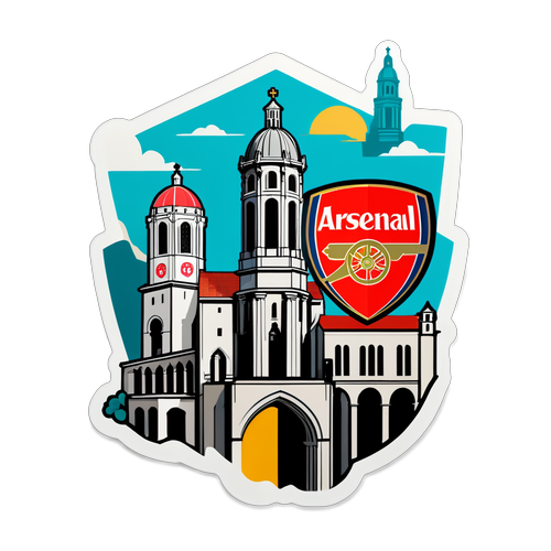 Stiker Pertandingan Girona vs Arsenal