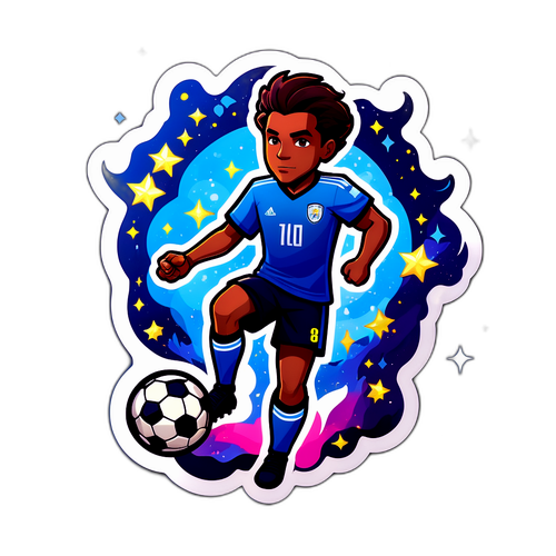 Hayali Futbol Krallığı Sticker'ı