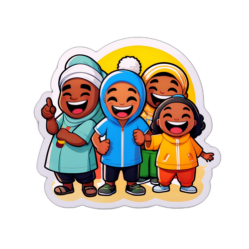 מדבקת חברות מהסדרה "שבאב אל בום 14"