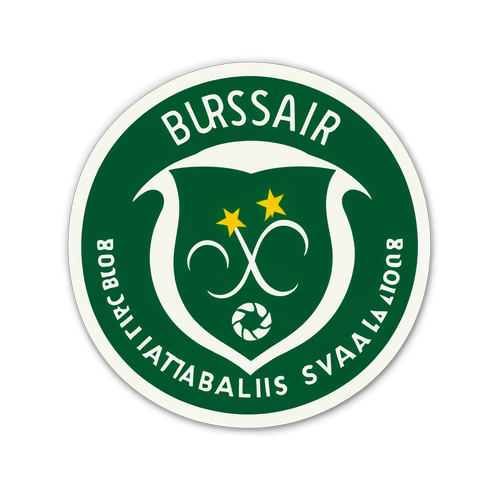 Bursaspor Nostaljik Sticker Tasarımı