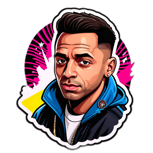 Raf Camora Sticker mit urbaner Energie