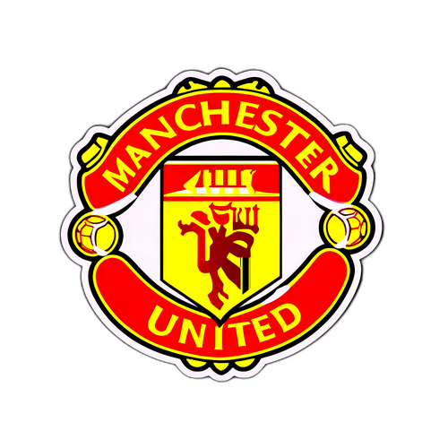 Fotbal s logem Manchester United