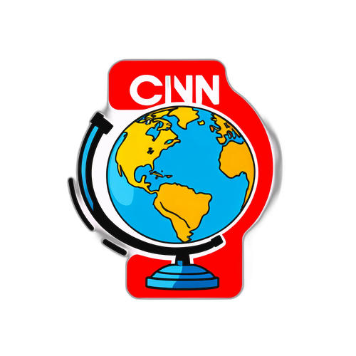 CNN Globus Sticker