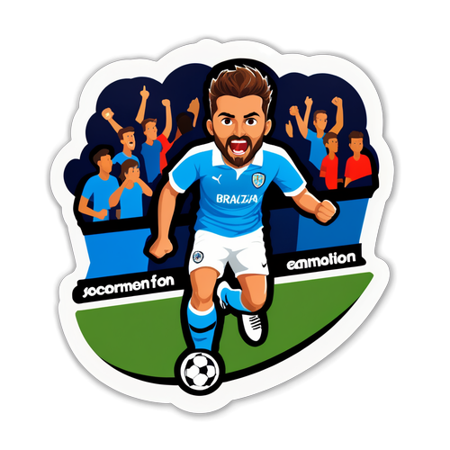 Sticker do Jogo de Futebol de Hoje