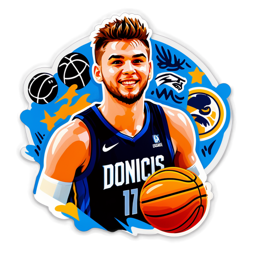 Stiker Luka Doncic yang Keren