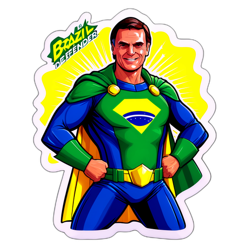 Bolsonaro als Superheld