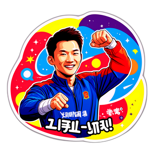 Sticker Motivasi Lee Zii Jia