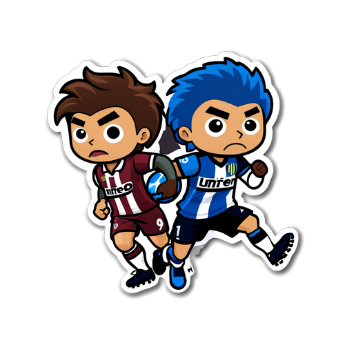 Edgy Sticker Design: Torino vs. Inter Match