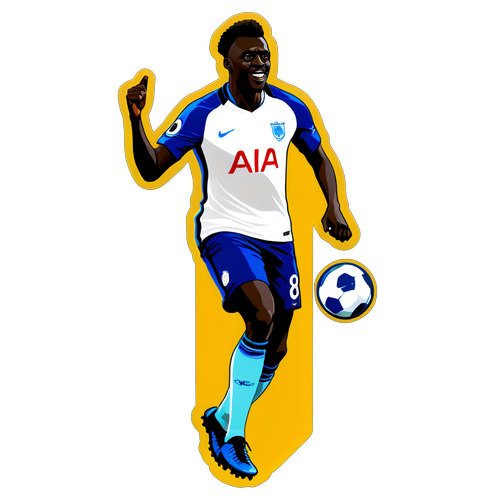 Davinson Sanchez Futbol Pozları Stickerı