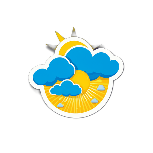 Stiker Bertema Cuaca