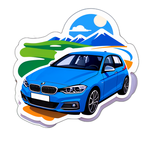 BMW PGA Bil på Golfbana