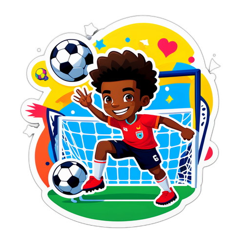Sticker ya Nico Williams akicheza soka