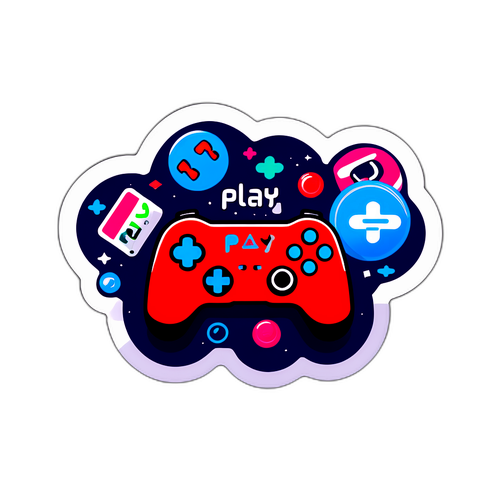 Nálepka s herními prvky