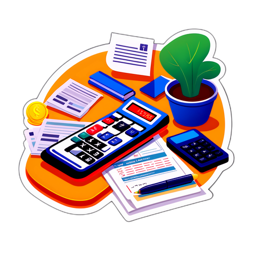 연말 세금 정산을 준비하는 사람의 일상